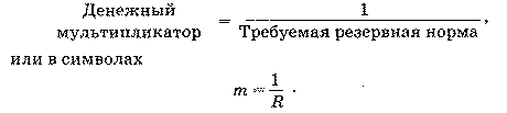 Механизм действия денежного мультипликатора 1